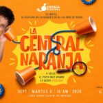Afiche de la obra teatral «La cuerda naranja».