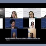 Asambleístas de la Comisión de Justicia en la sesión virtual del 8 de octubre de 2026 en la que se votó el informe sobre la Resolución 187-2026