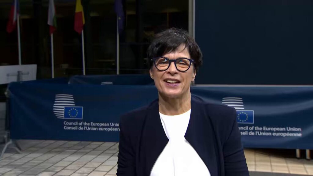 Marta Kos habla sobre las negociaciones de adhesión de Ucrania antes del Consejo de Asuntos Generales del 13 de octubre.