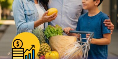 Gráfica del Ministerio de Desarrollo Económico y Productivo: «Crece la liquidez de la economía ecuatoriana», USD 104.713 millones a agosto de 2026, 9,1 % más que en agosto de 2025.
