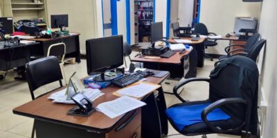 Operativo de la operación Código Blanco en el Hospital General Docente de Ambato el 23 de octubre de 2026.