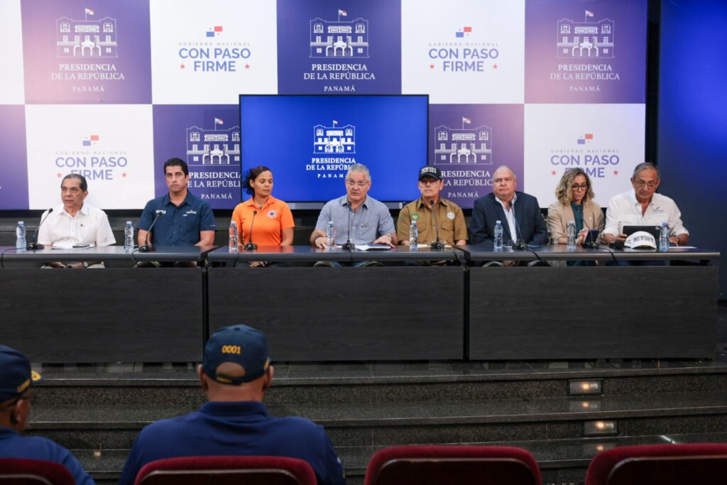 Imagen oficial de la respuesta del Gobierno de Panamá a la emergencia sísmica del 10 de octubre de 2026.
